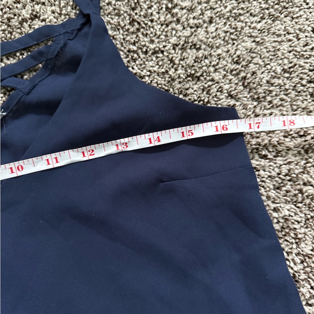 Kismet dressy tank - navy blue - size xs - Picture 3 of 5